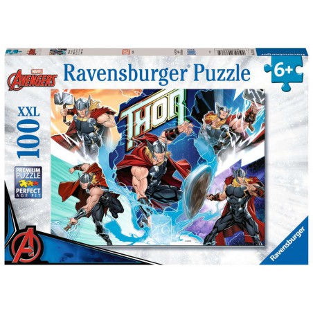 De machtige Avenger Thor 100 stukjes puzzel Ravensburger