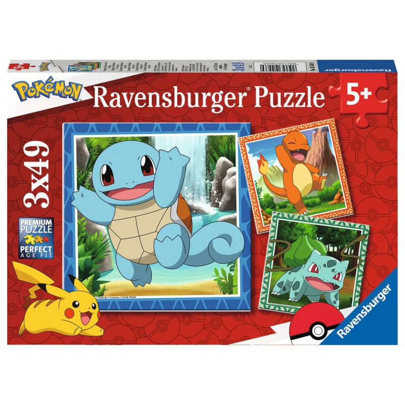 Pokémon 49 stukjes puzzel ravensburger
