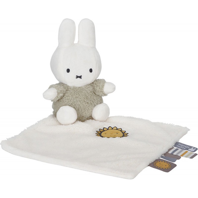 Nijntje knuffeldoekje fluffy green