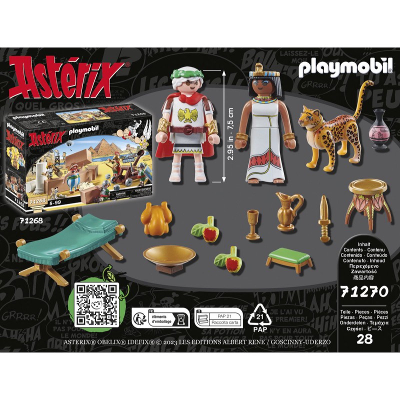Playmobil - Asterix 71270 Caesar & Cleopatra