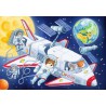 Ravensburger 2*24stukjes Reis door de ruimte kinderpuzzel Ravensburger 2*24stukjes Reis door de ruimte kinderpuzzel
