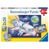 Reis door de ruimte, 2x24 stukjes Ravensburger Reis door de ruimte, 2x24 stukjes Ravensburger