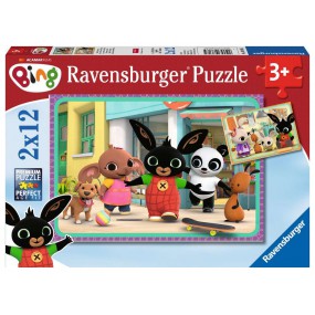 Ravensburger  2x12 kinderpuzzel stukjes Bings avontuur