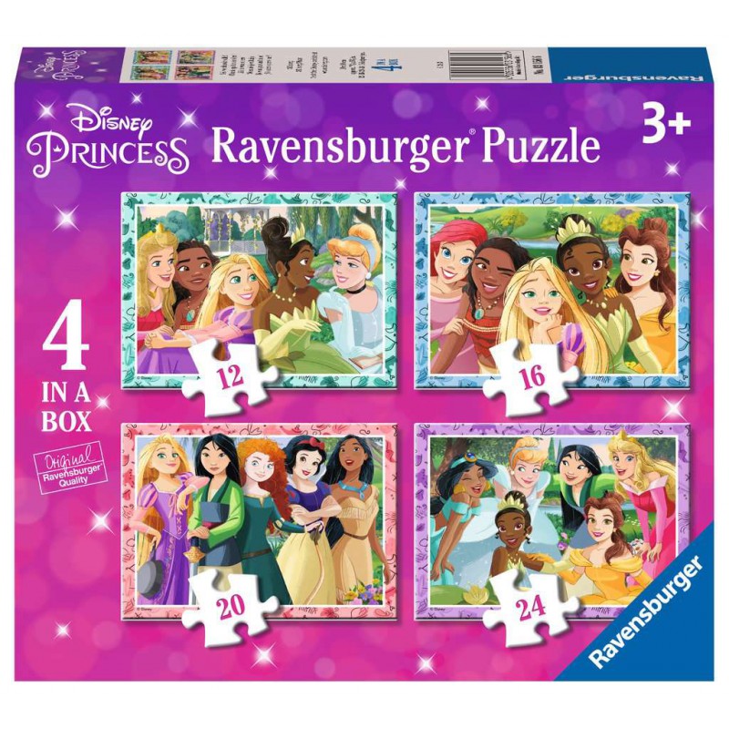 Disney Princess, wees wie je wilt zijn! 12+16+20+24p Ravensburger