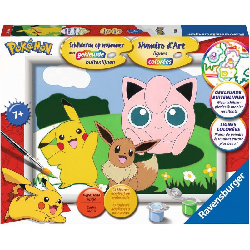 Schilderen op nummer, Pokémon Ravensburger