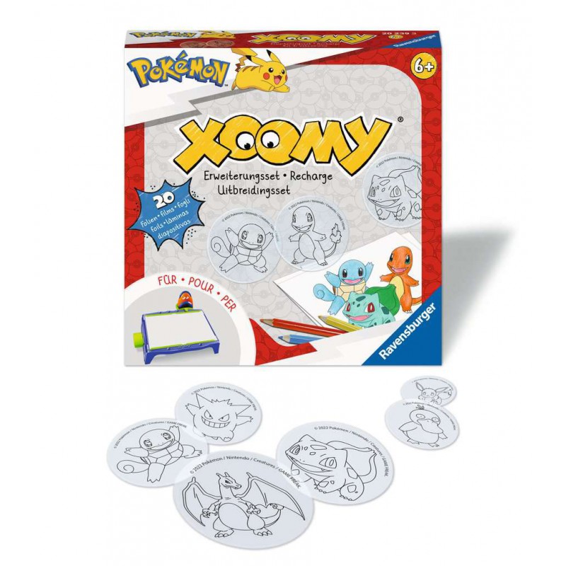 Xoomy refill films, Pokémons Ravensburger uitbreidingsset
