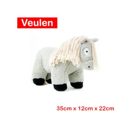 Crafty Ponies - Veulen Knuffel, Grijs 35cm CP035