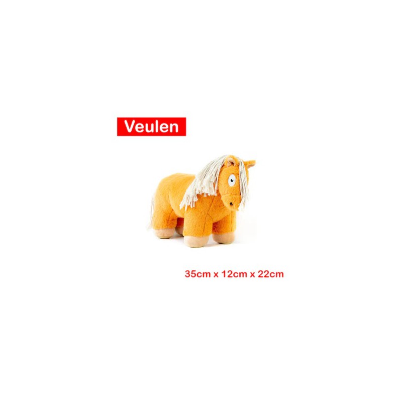 Crafty Ponies - Veulen Knuffel, chestnut  35cm