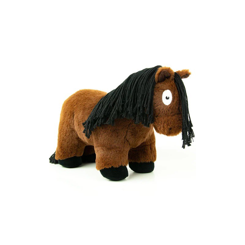 Crafty Ponies - Veulen Knuffel, bruin/zwart 35cm