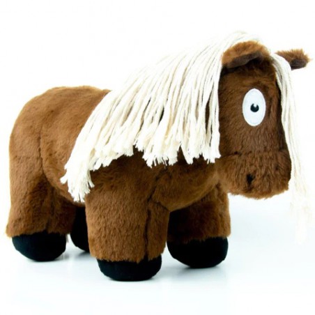 Crafty Ponies - Veulen Knuffel, bruin/wit 35cm