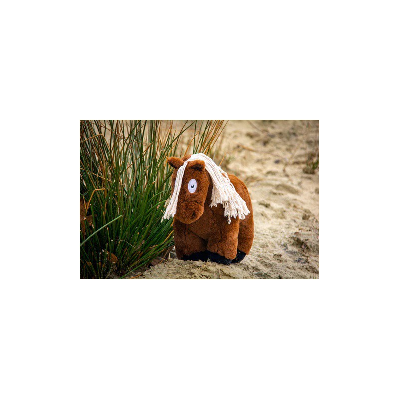 Crafty Ponies - Veulen Knuffel, bruin/wit 35cm