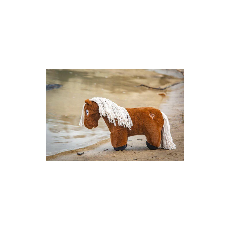 Crafty Ponies - Veulen Knuffel, bruin/wit 35cm