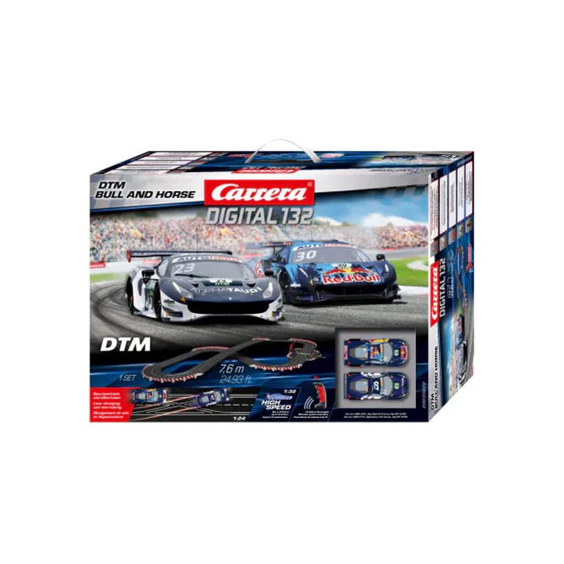 Carrera - Digital 132  DTM Bull and Horse,  7.6meter baanlengte