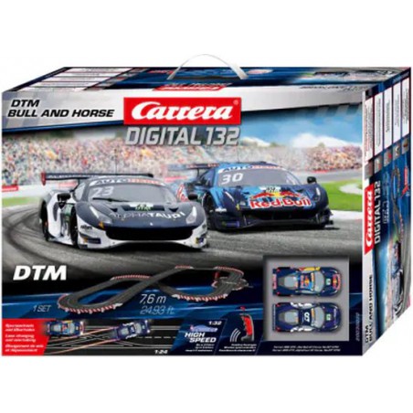 Carrera - Digital 132  DTM Bull and Horse,  7.6meter baanlengte