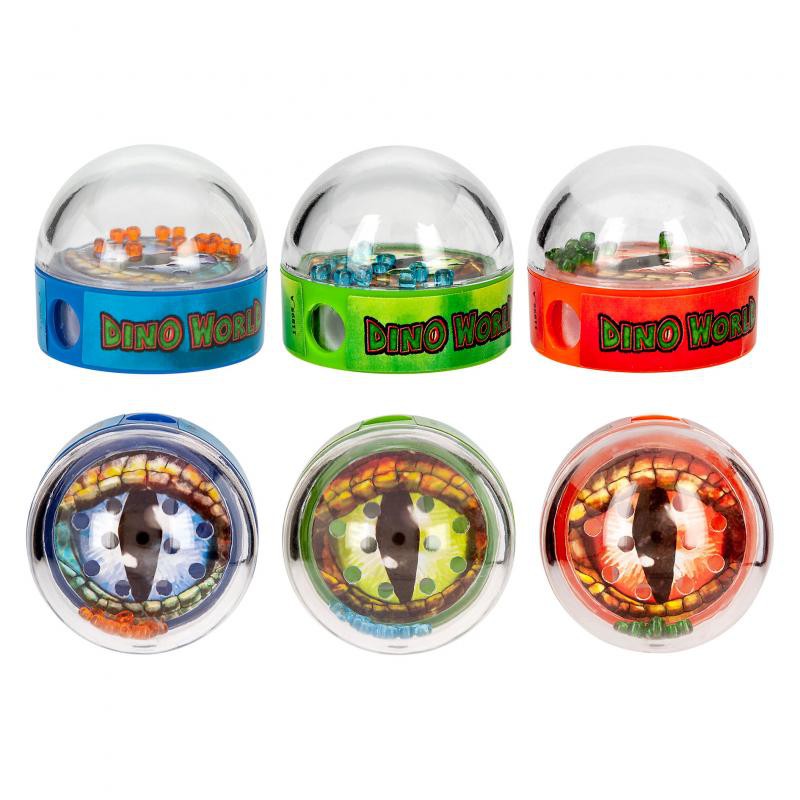 Dino World puntenslijper met geduldspel 11895