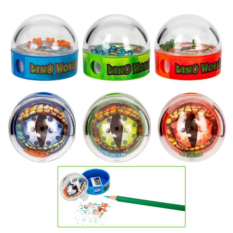 Dino World puntenslijper met geduldspel 11895