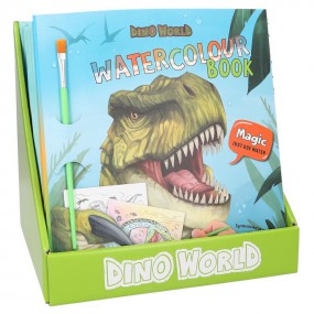 Dino World waterverf boek