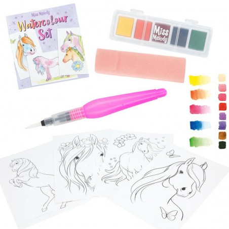 Miss Melody Aquarelset 12107