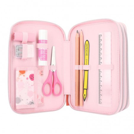 TOPModel 3-vaks etui met pen HAPPY TOGETHER 12262