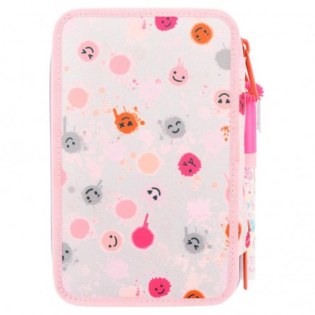 TOPModel 3-vaks etui met pen HAPPY TOGETHER 12262