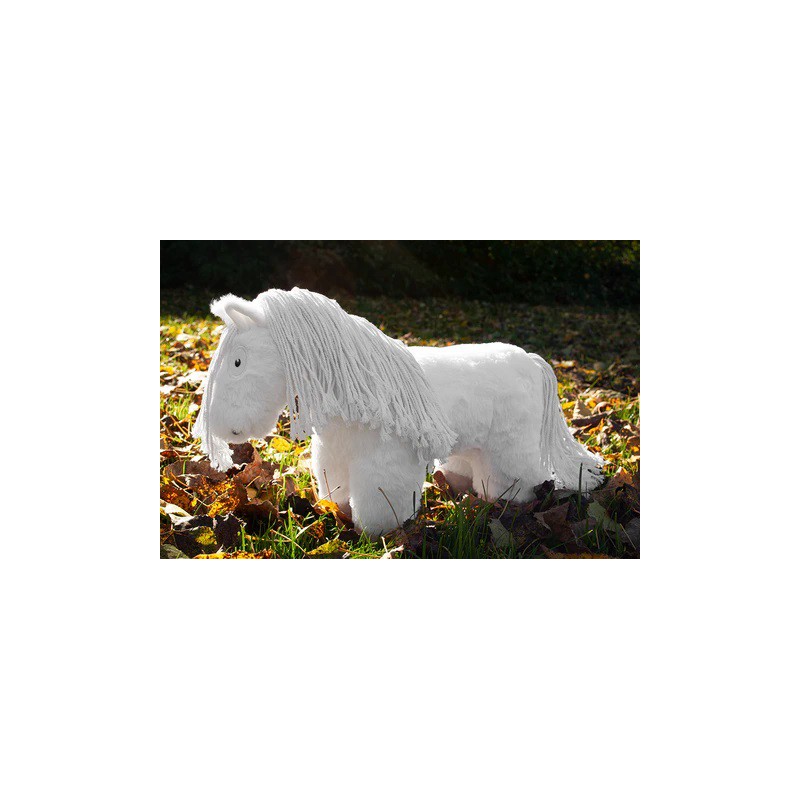 Crafty Ponies - Paarden Knuffel, Wit CP011
