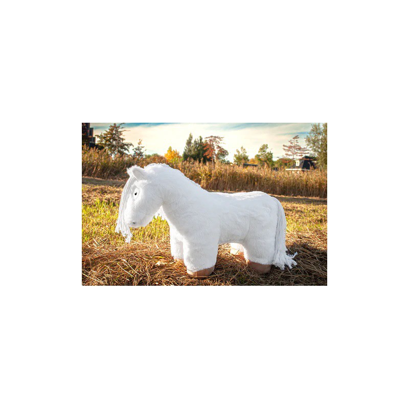 Crafty Ponies - Paarden Knuffel, Wit CP011
