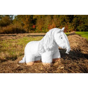 Crafty Ponies - Paarden Knuffel, Wit