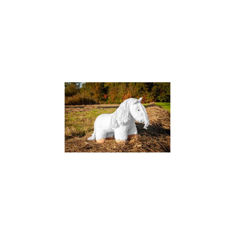 Crafty Ponies - Paarden Knuffel, Wit