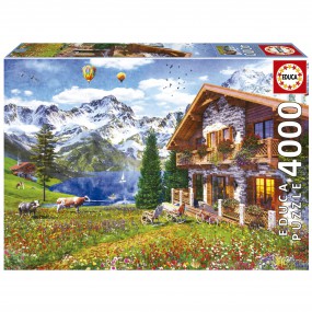 Alpine Chalet, 4000stukjes Educa