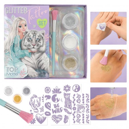 TOPModel glitter tattoos FANTASY TIGER 12518