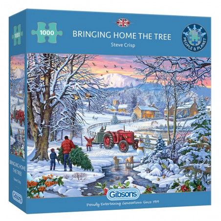 Bringing Home the Tree, Gibsons (1000)