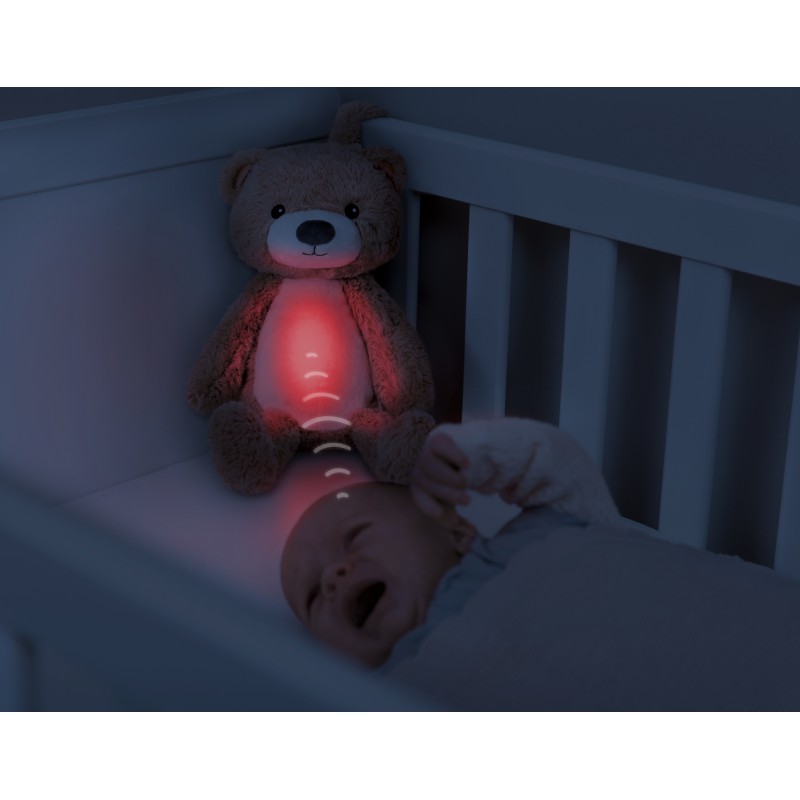 Zazu - Slaaptrainer beer Brody, taupe