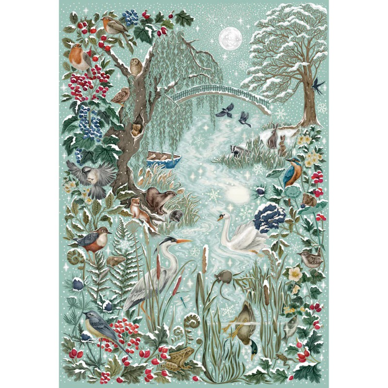 Frosted River (1000) Gibsons puzzel    Serie: The Art File