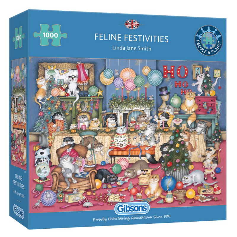 Feline Festivities,  (1000) Gibsons puzzel
