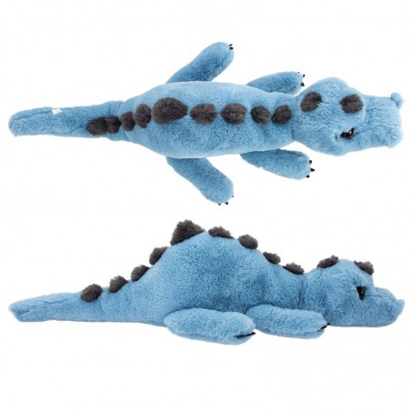 Dino World knuffel dino blauw 12519