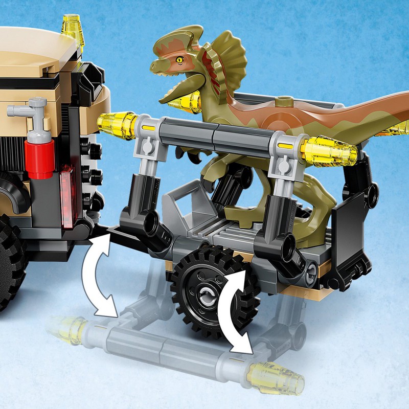 LEGO JURASSIC WORLD - Pyroraptor & Dilophosaurus Transport   76951