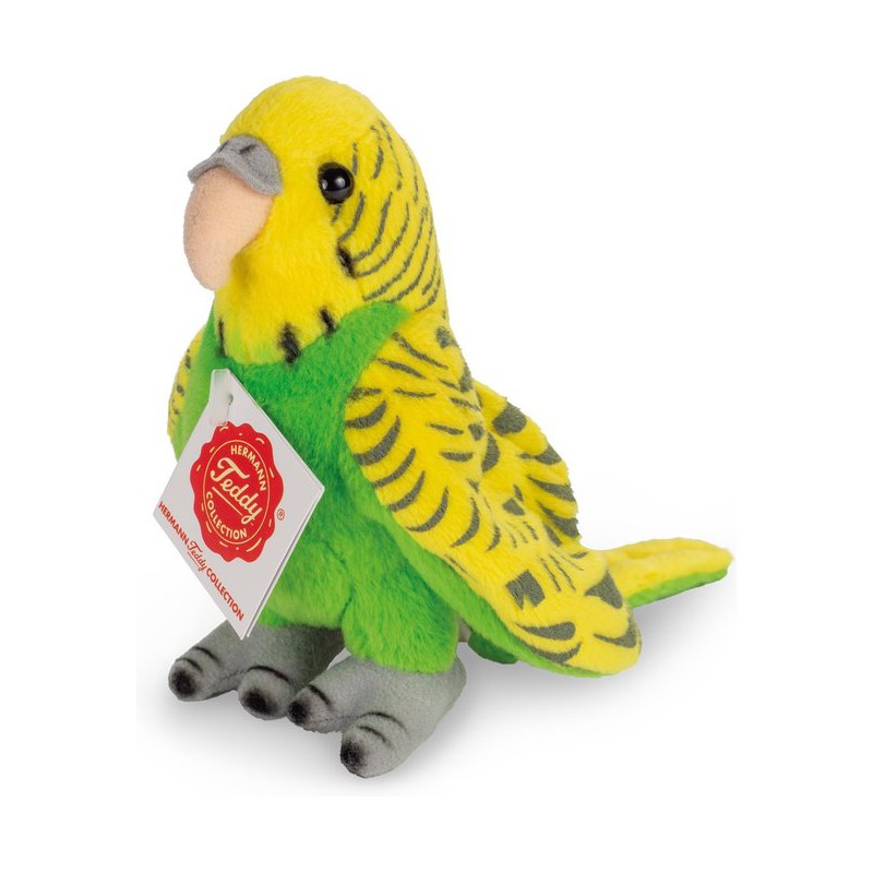 Hemann Teddy - Parkiet groen 13cm