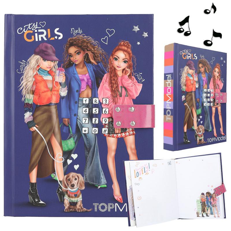 TOPModel Dagboek met geheime code CITY GIRLS 12711