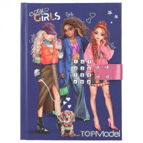 TOPModel Dagboek met geheime code CITY GIRLS 12711