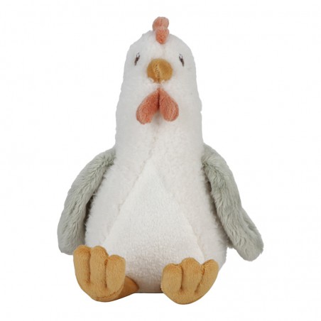 Knuffel kip 17cm - Little Farm - Little Dutch