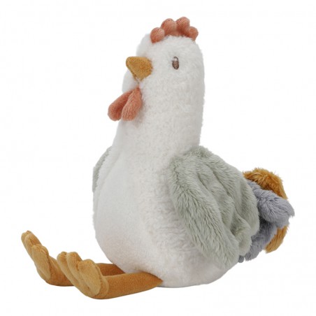 Knuffel kip 17cm - Little Farm - Little Dutch