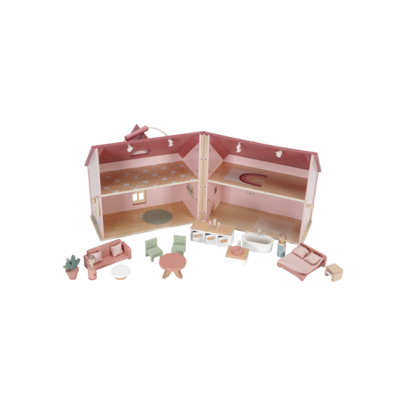 Houten Poppenhuis klein - Little Dutch