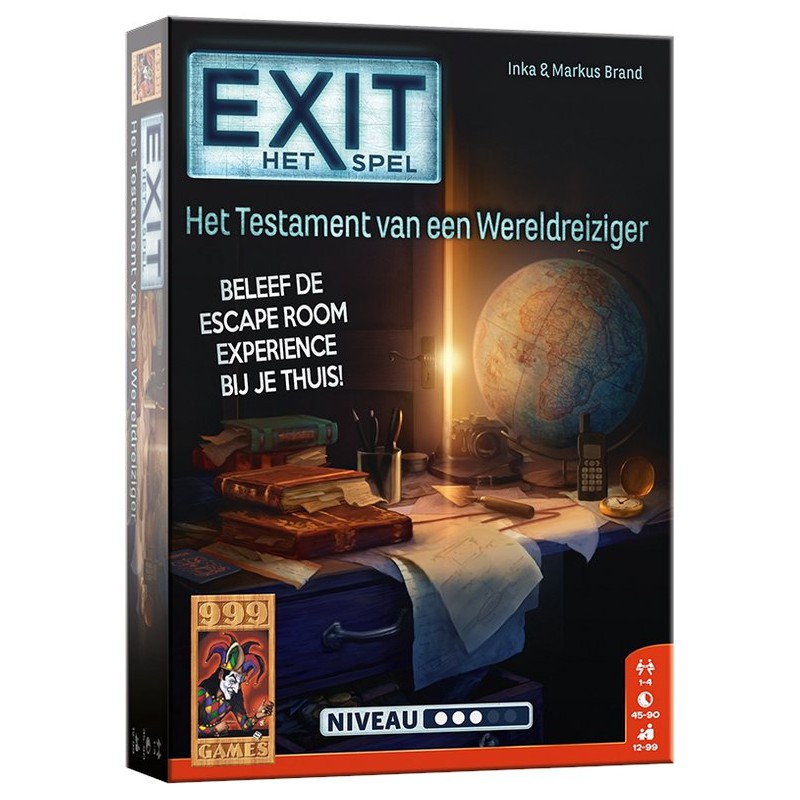 EXIT: Het testament van een wereldreiziger Bordspel  999-games