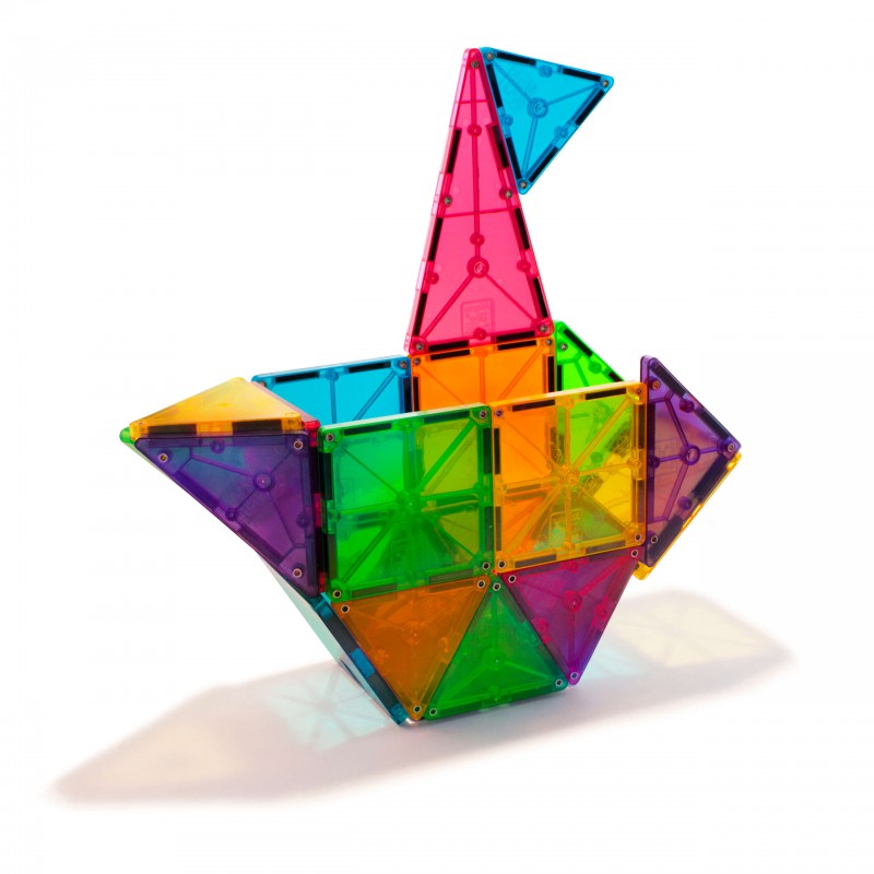 Magna-Tiles: Clear Colors 32 stuks