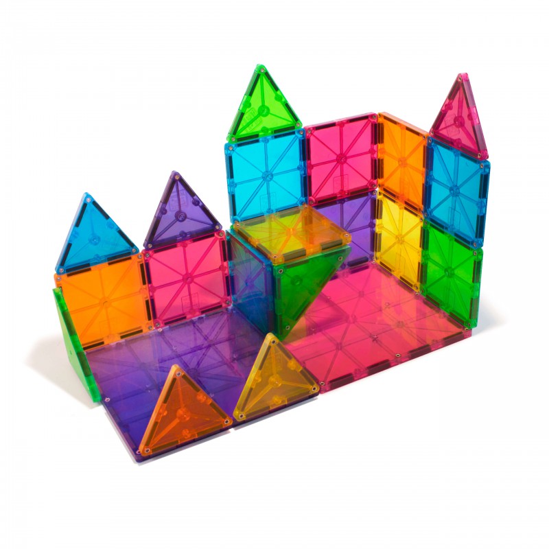 Magna-Tiles: Clear Colors 32 stuks