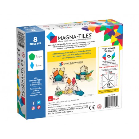 Magna-Tiles: Polygon Expansion 8 stuks