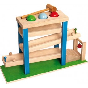 Spielmaus Houten Kogelklopbank + bellenpoort