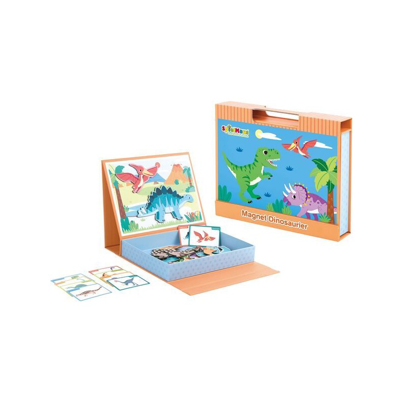 Spielmaus Magneet puzzel doos Dinosauriër