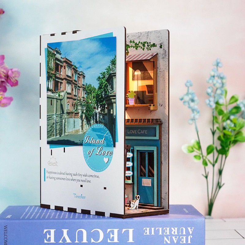 DIY Bookend, Island of Love, Tonecheer