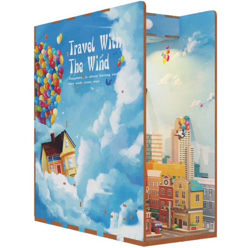 DIY Bookend, Travel With the Wind, Tonecheer